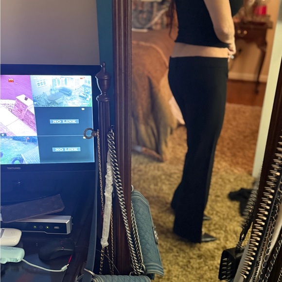 Frankie B super low slacks, light black and color. Size 27 - Picture 10 of 14